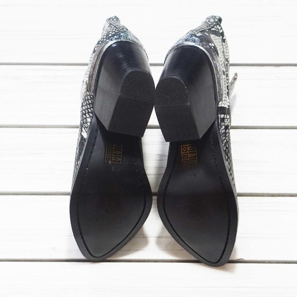 Jeffrey Campbell Cossack Snake Western Ankle Boot - Picture 6 of 6